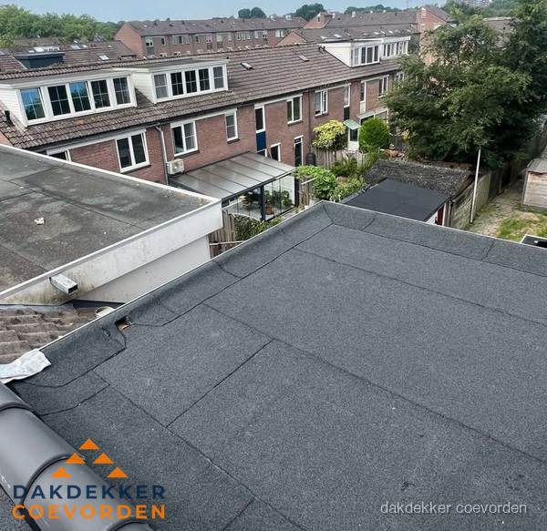 Dakinspectie plat dak aanbouw in Coevorden Dakinspectie plat dak aanbouw in Coevorden