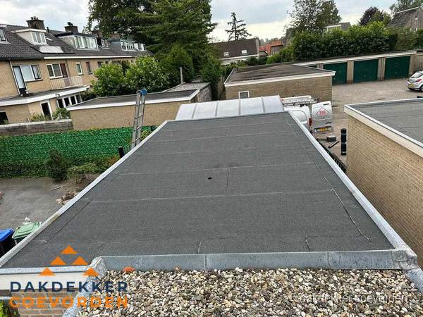Dakinspectie plat dak na renovatie in Coevorden Dakinspectie plat dak na renovatie in Coevorden